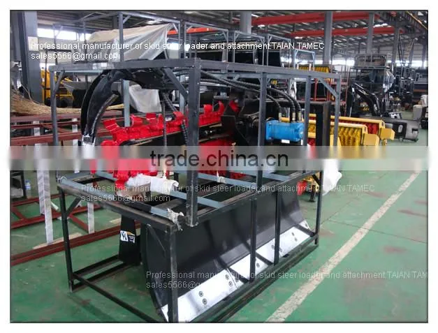 skid steer loader attachment chain trencher