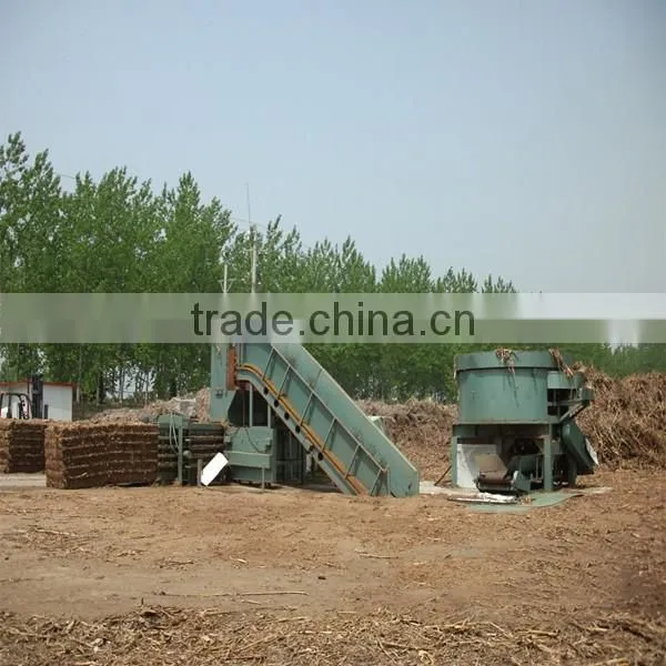 Hydraulic horizontal semi-automatic waste paper baler machine/bailing press machin