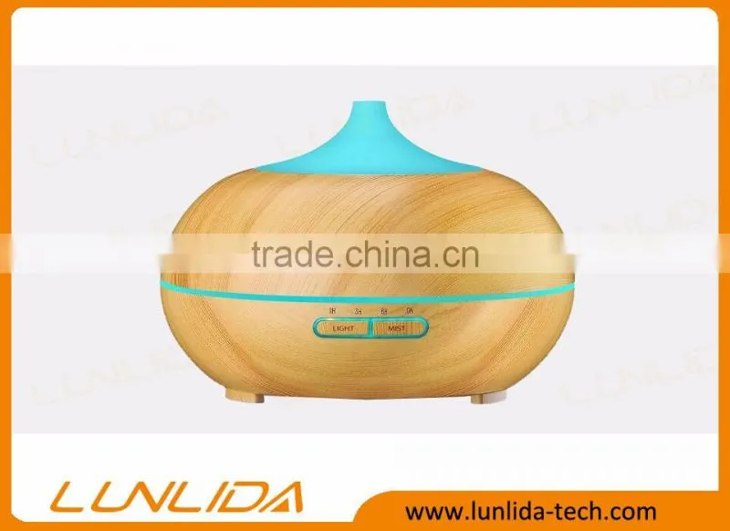 Aroma Humidifier with colorful lights for ultrasonic oil essential 300ml capacity