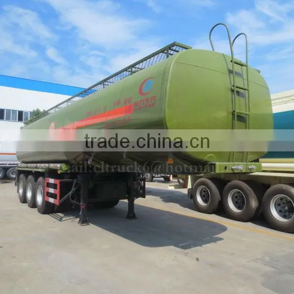 3 Axles Corrosive Material Tank Transport Semi trailer 30m3