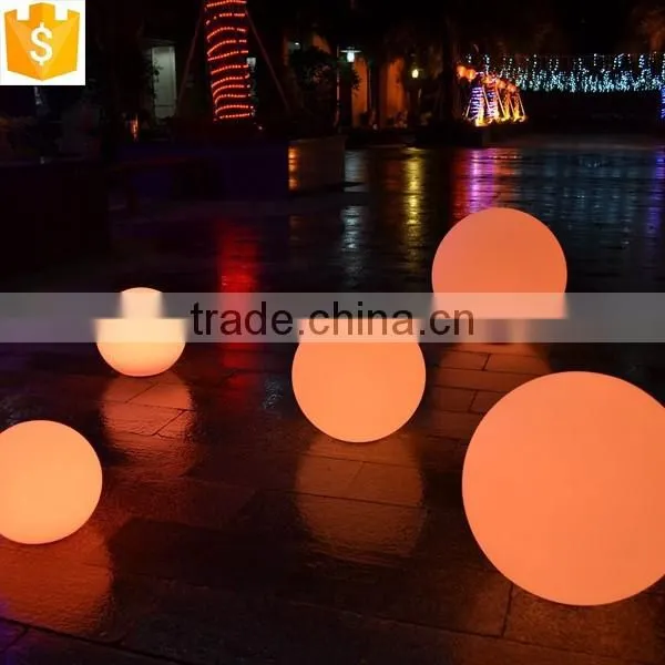 plactic floating ball with light inside