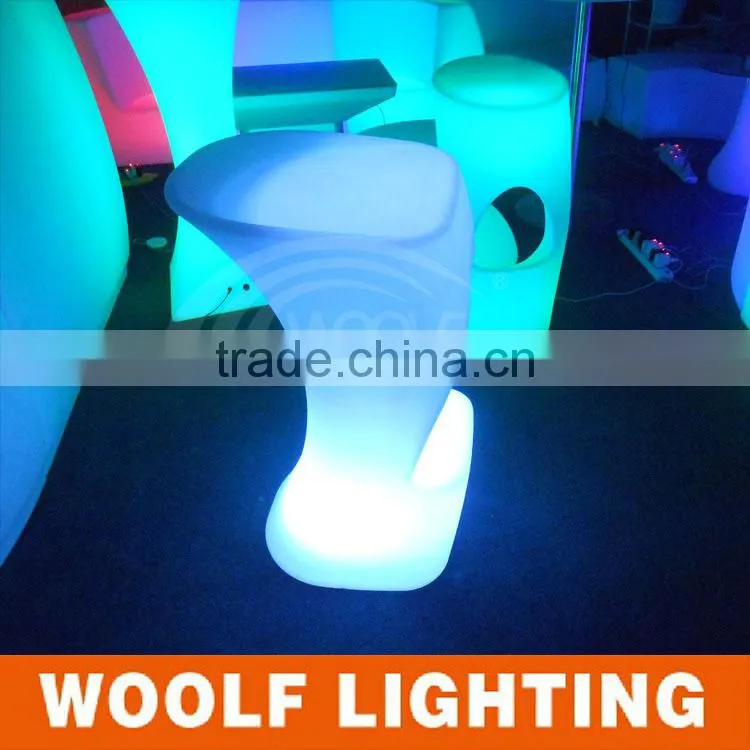 CE and Rohs Cert KTV Nightclub Illuminated RBG LED High Chair