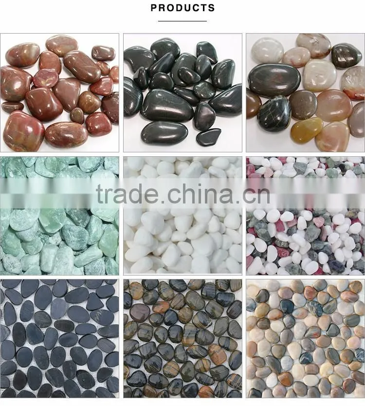 Wholesale Quality Home Decoration Colorful Glow Pebble Stone