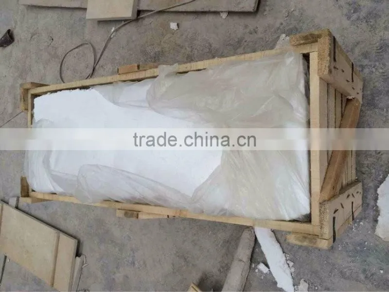 Natural marble decorative stone fireplace mantel