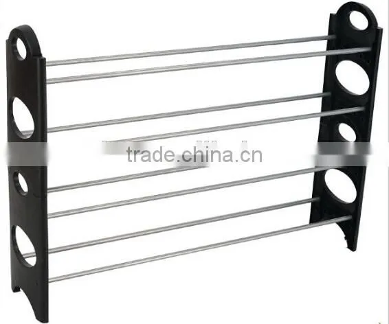 Oval Folding Rotating Shoe Rack