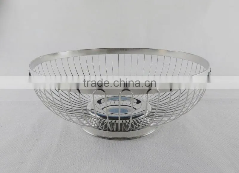 Wholesale Hot Sale Semicircle Stainless Steel Fruit Basket,Fruit Basket BSCI