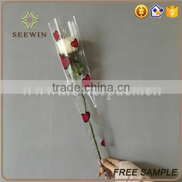clear single stem plastic sleeve