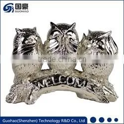 Sweet outdoor home decor owl Resin garden Stepping Stones