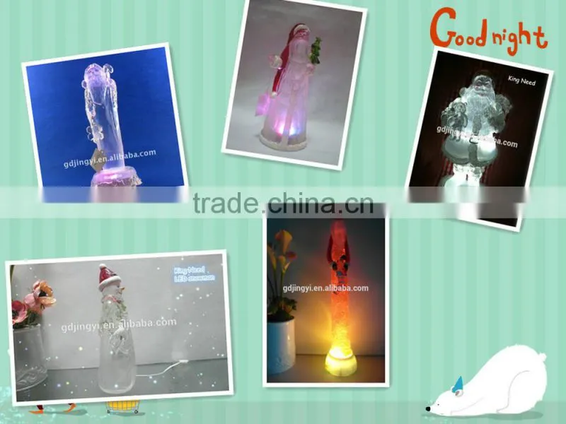 LED christmas acrylic santa claus motif light