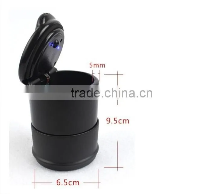 2015 led light car ashtray with high quality