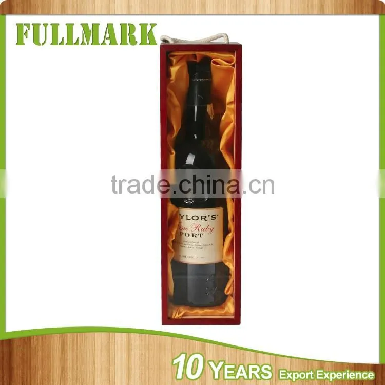 Pine material two bottles wooden wine box