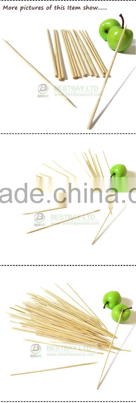 2015 hot sell bamboo picks for barbecue, fruit, cakes
