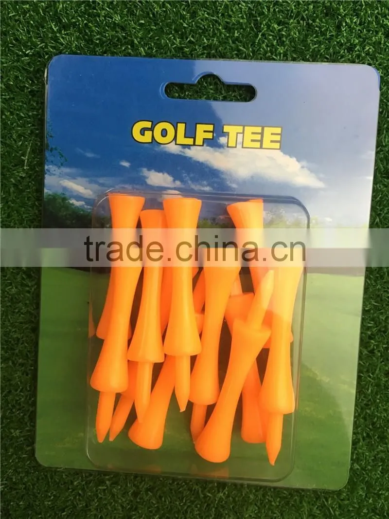 Custom Logo Colorful Plastic Golf Tee with Packaging