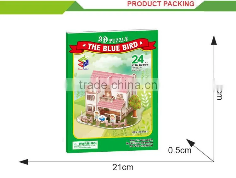 kids educational toy diy super 3d puzzle