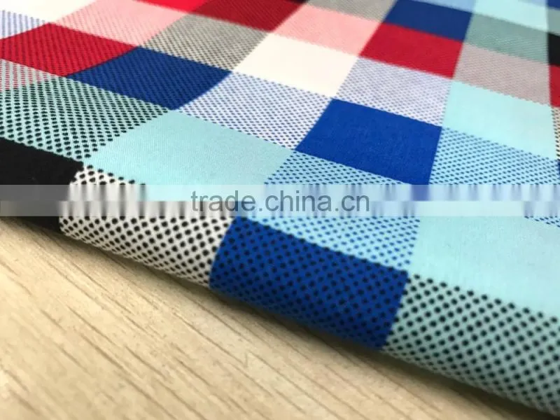 100 polyester microfiber fabric/printed brushed polyester fabric