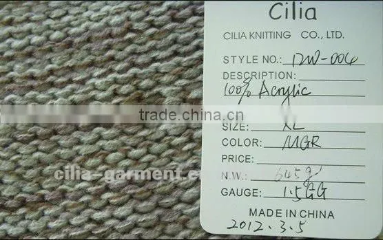 2012 New fashion design ladies knitted sweater