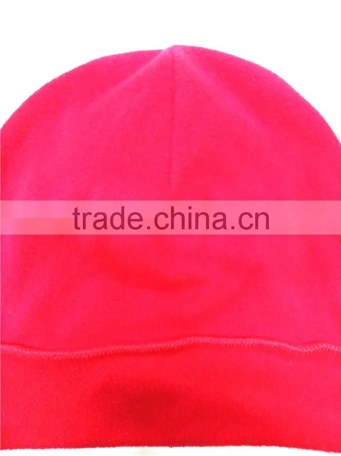 polar fleece beanie hat
