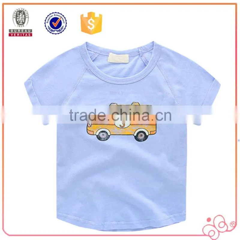 OEM service customized kid t-shirt 100% cotton cute kid clothes