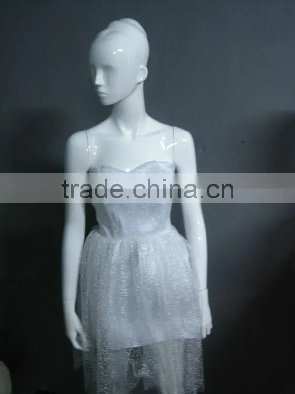 Led Light red and white girls ball gowns wedding dresses