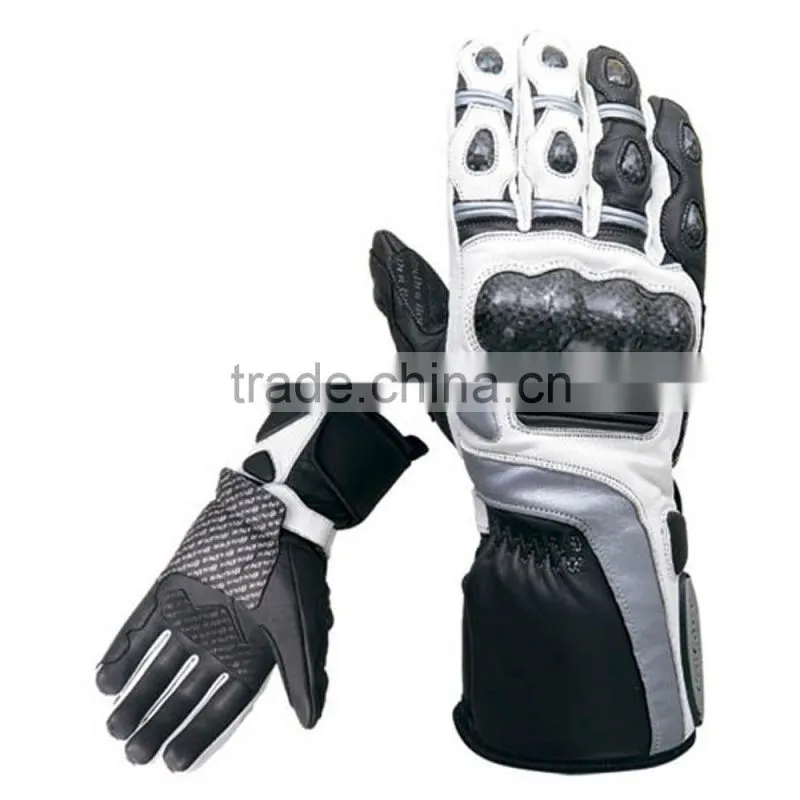 Motorbike Racing Genuine Leather Gloves