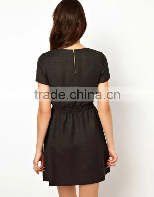 Sporty Bow Waist Dress