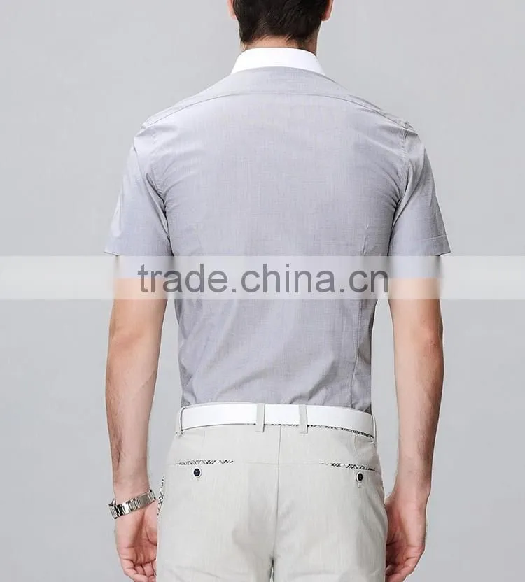 Stylish men t shirts collar contrast cheap fashion t shirts