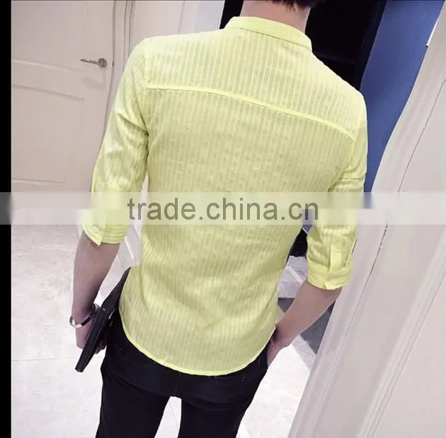 Cultivate one's morality 5 minutes of pure color sleeve shirt