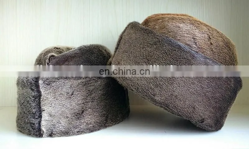 sealskin round cap fur hat in winter for men in karachi for American style