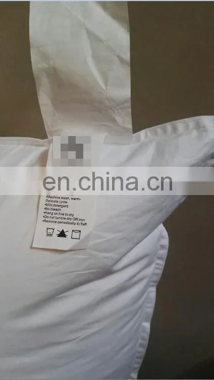 Hypoallergenic Polyester Filled Pillows Cushion Inserts 100% Cotton Fabric All Size