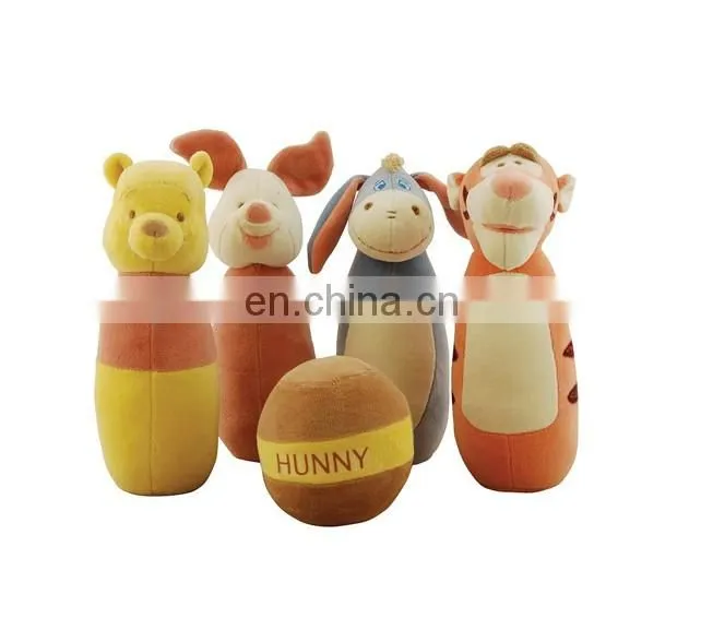 Baby toys a set of soft bowling toys