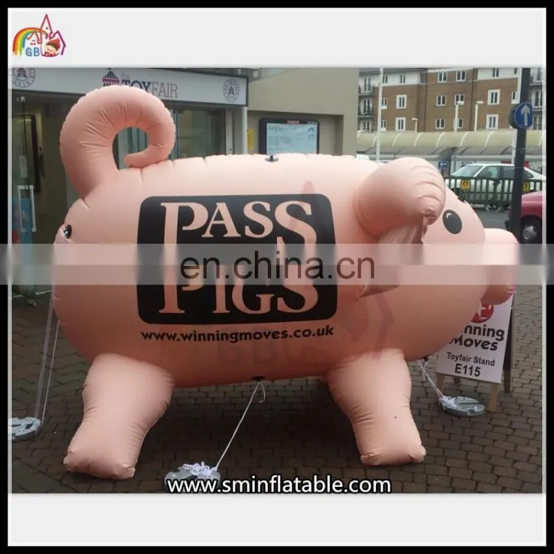 China Supplier Cheap Price Inflatable Pink Pig Advertising Promotional Giant Pig For Sale