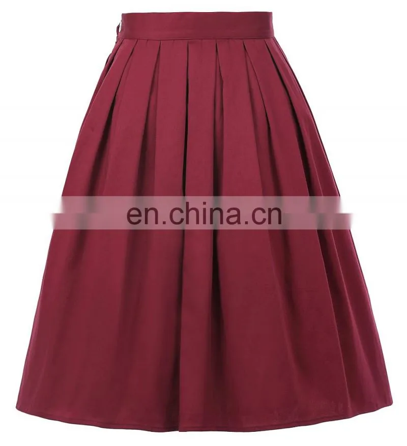 Grace Karin Occident Women's Vintage Retro Short Cotton 50s Skirt 21 Patterns CL6294-20