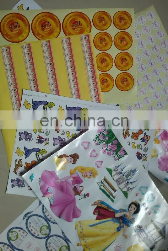 Hot Selling Promotional printed cartoon vinyl sticker