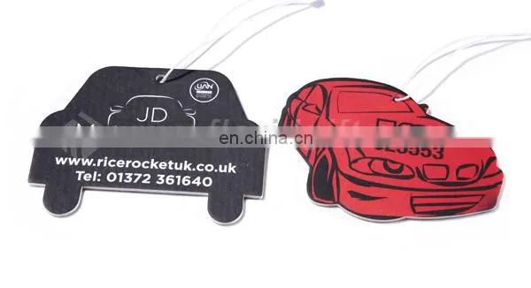 Household branding business paper type air freshener for car