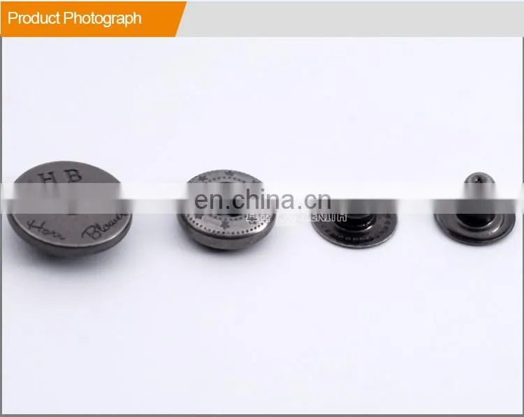 Custom Logo Metal Press Snap Button BM10170