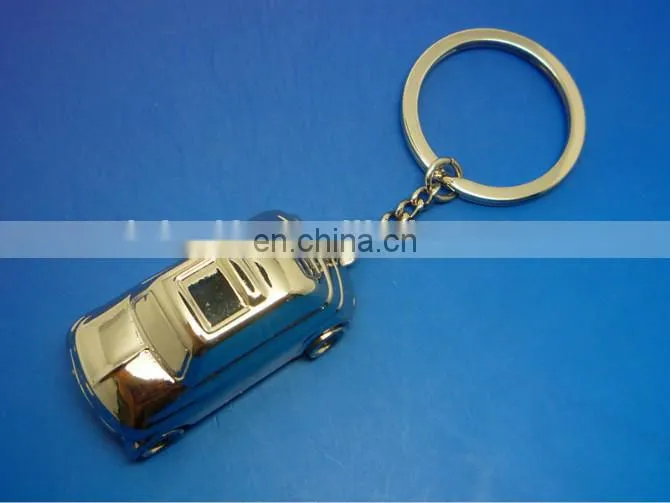 custom 3d metal mini car keyring