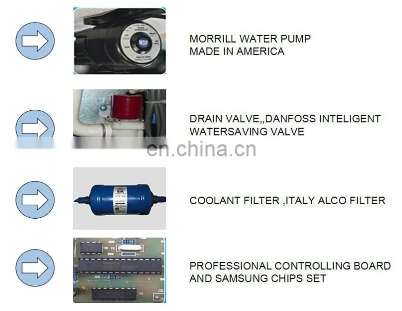 Direct Factory Price Microcomputer automatic control system block ice maker
