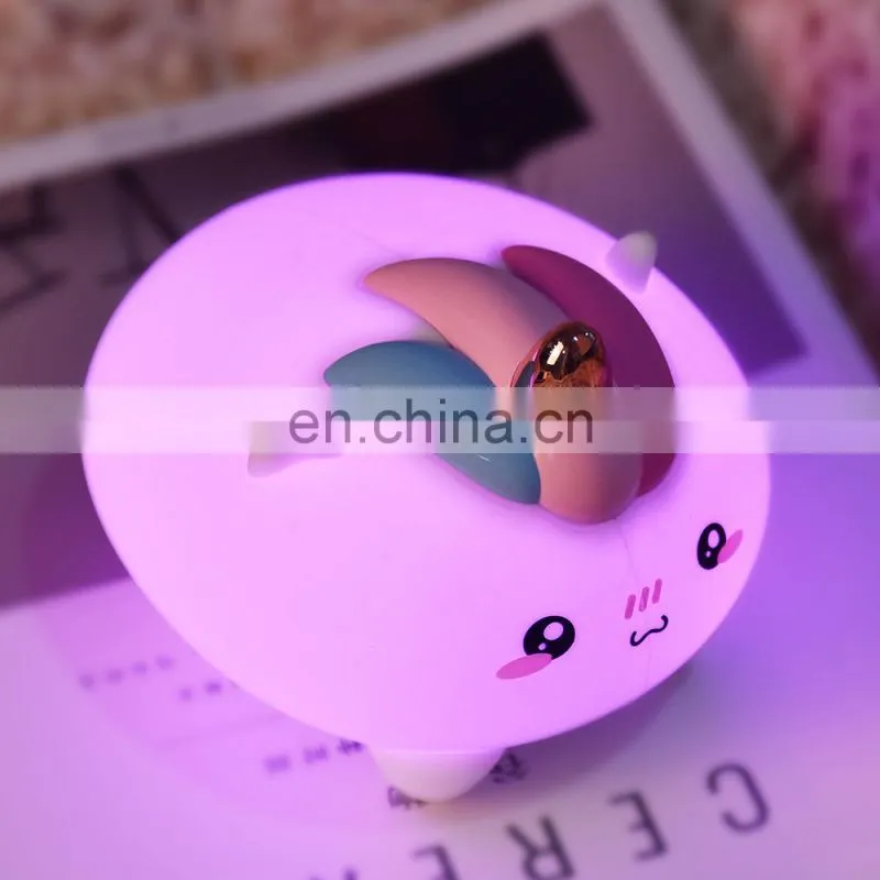 Mini rechargeable touch pat sensor silicone lamp led baby night light for kids