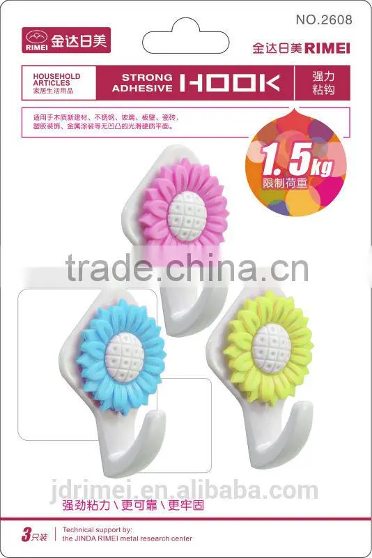 Colour print decorative unique wall hooks