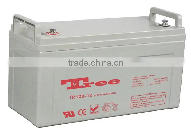 Rechargeable Battery 12V 120AH Deep Cycle Gel Battery