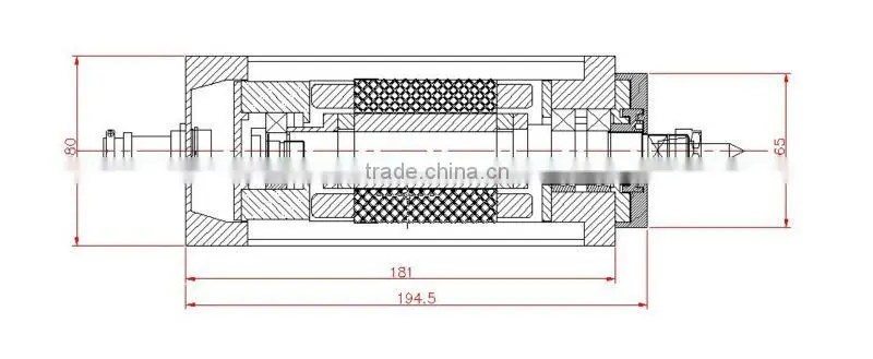 1500w water cooled Spindle Motor for wood carving machine