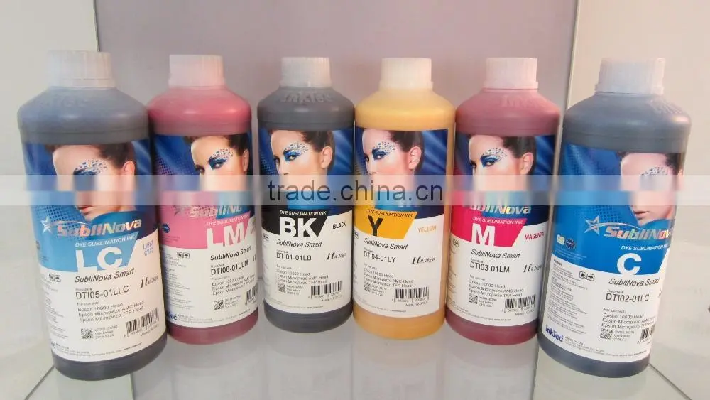 6-color digital printing Inktec water based Sublimation ink