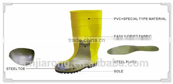 PVC safety boot,PVC rainboot,safety rainboot SS032-hot product