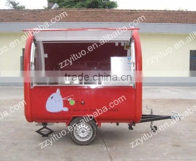 Mobile Food Trailer/ Caravan Trailer For Sale/ Food Concession Trailer For Sale