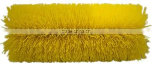 Roller sweeper broom for snow plow