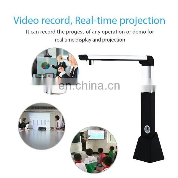 H1000 A3 A4 A5 10Mega 3672x2856 Document Book Photo ID Video Scanner with FHD Camera