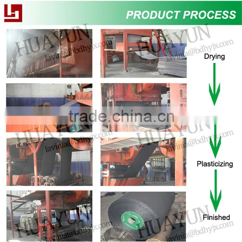 1250S PVC Whole Core Rubber Belt PVG Fire Retardant Belt