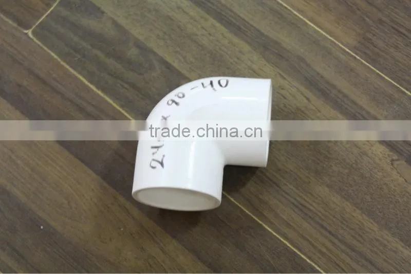 PVC tube elbow/plastic injection parts/customized plastic injection