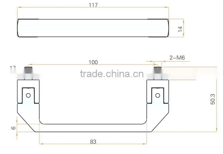 2015 FEILEI LS12 China manufacturer folding ball positioning door handle