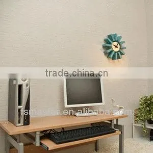 popularoriginal quality design Blue Wood block wall clock